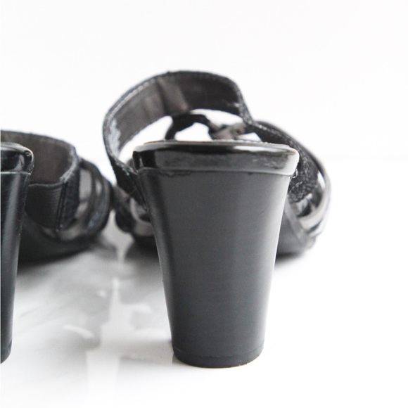 Anne Klein Black Sandal Heels - Picture 3 of 9